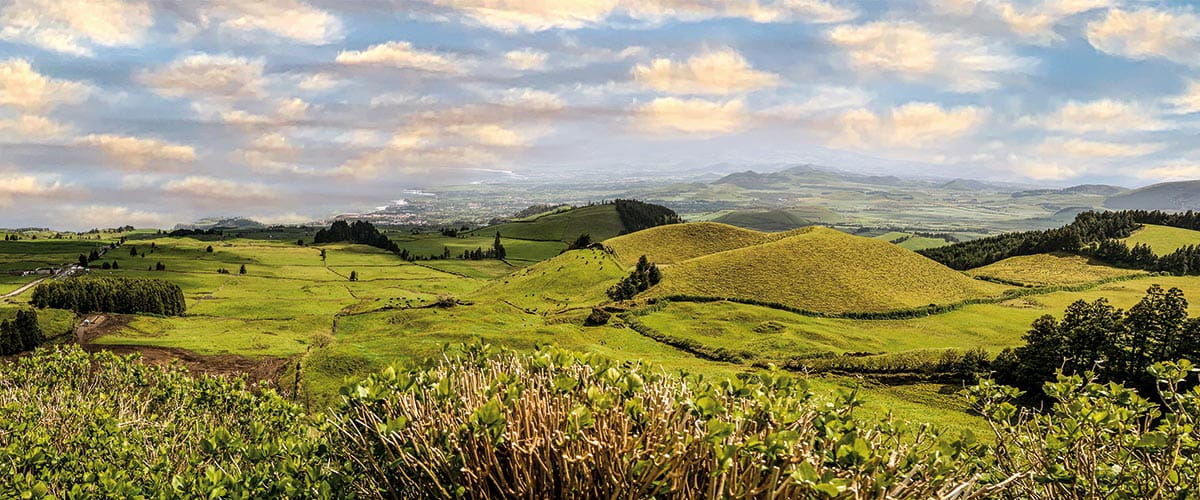 Praia da Vitoria in the Azores